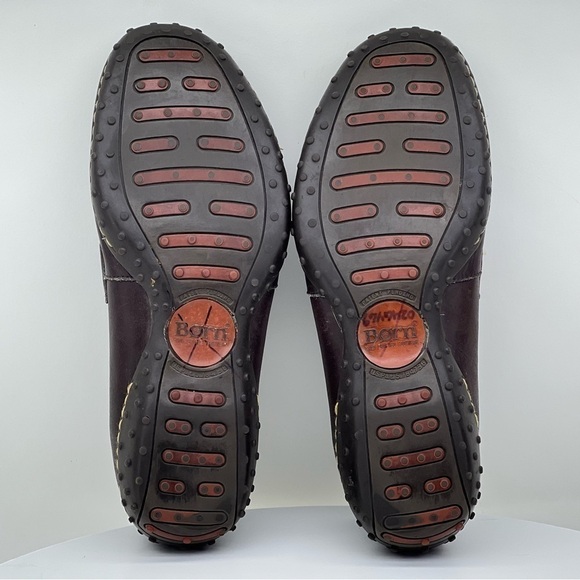 Born Loafers Driving Shoes Moccasins Slip On Brown Leather Comfy Casual Office main image 12